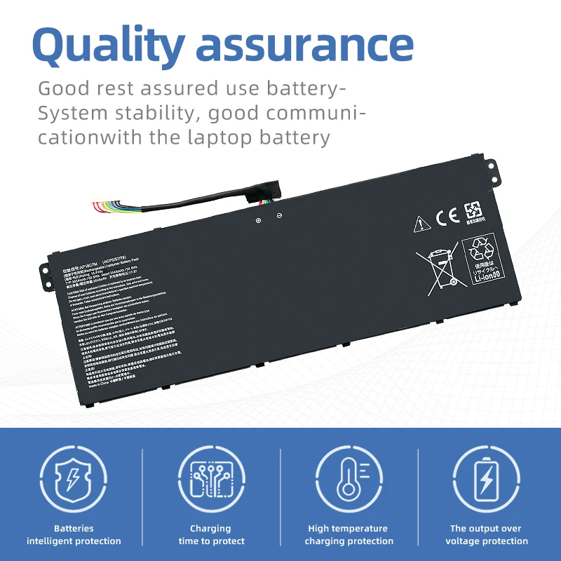 SUOZHAN AP18C7M Laptop Battery For Acer Swift 5 SF514-54G SP513-54N SF313-52 Series 4ICP5/57/79 15.4V 55.9Wh 3634mAh