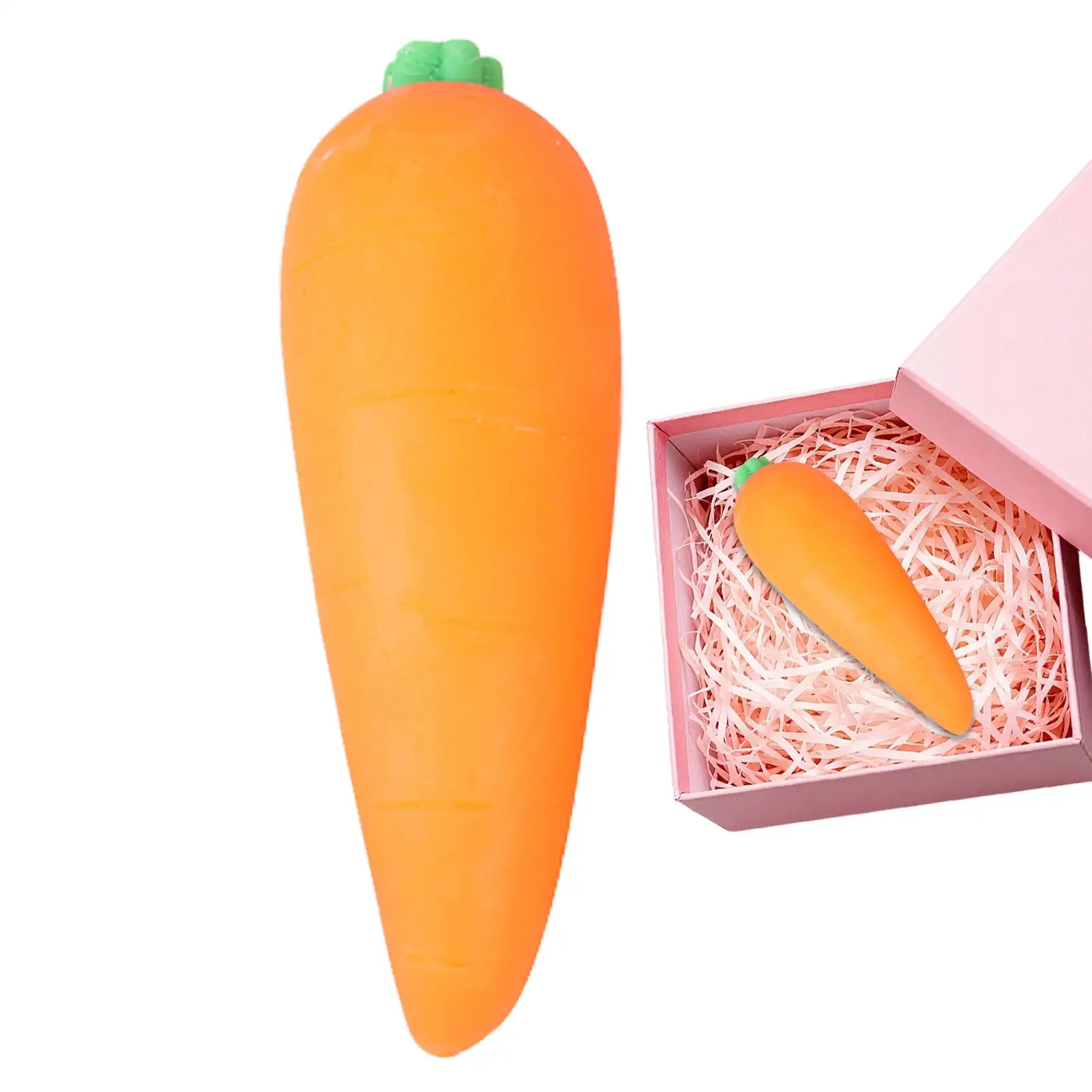 

Игрушки-антистресс Squeeze Fidget Toys, 5,1 дюйма, в форме моркови, сенсорные игрушки-сжималки для дома, школы, класса, общежития, колледжа, путешествий