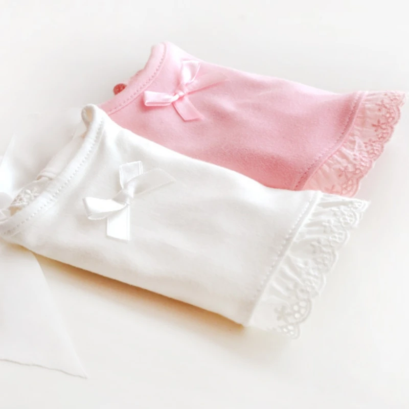 Solid color Portable Bow Newborn Baby Bibs Solid Burp Cloth Princess Cotton Saliva Towels