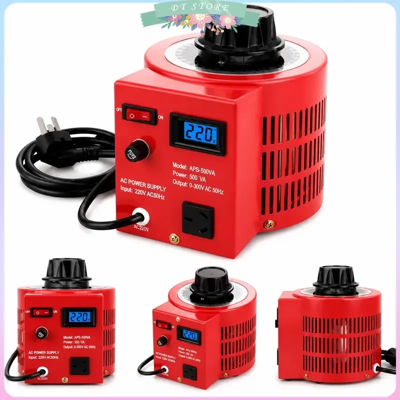 New Variac Variable 3KVA0-300V Transformer Voltage Regulator Single-phase 300V AC Regulating Power Supply TDGC2
