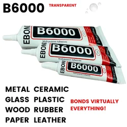 B6000 15ML 25ML 50ML 110ML Clear Contact Phone Repair Adhesive Multipurpose DIY Glue With Precision Applicator Tip