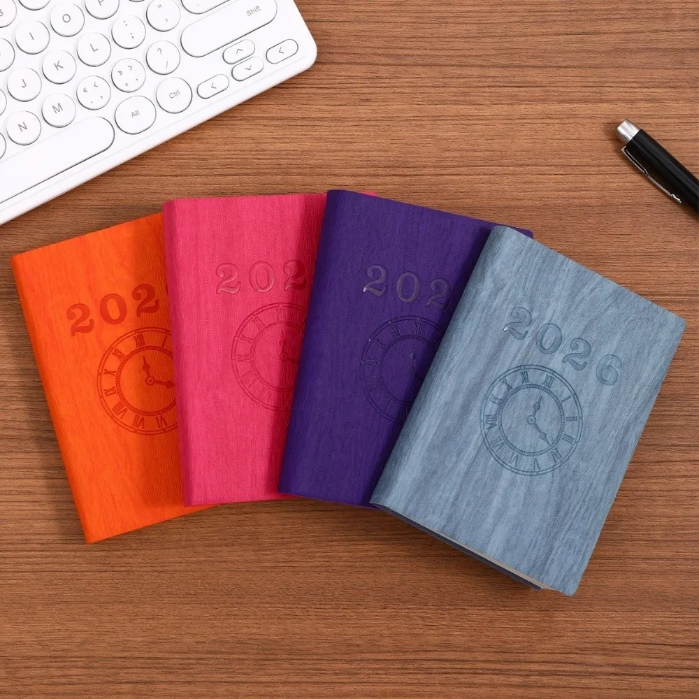 

Efficiency Manual Multifunctional A6 Schedule Book Portable Exquisite 365 Day Planner Creative English Planner Student