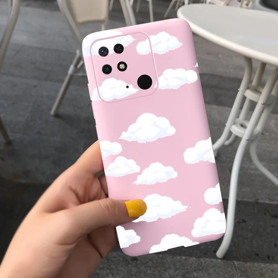 For Xiaomi Redmi 10A 10C Case 2022 New Luxury Candy Painted Cover Soft Silicone Funda Case For Redmi 10C 10A Redmi10 C A Coque