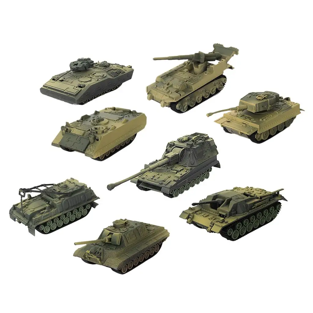

Vehicle Model Plastic Assembly Tank Kit 1 72 Heavy Tank DIY Modern Miniature for Wargame Collectibles