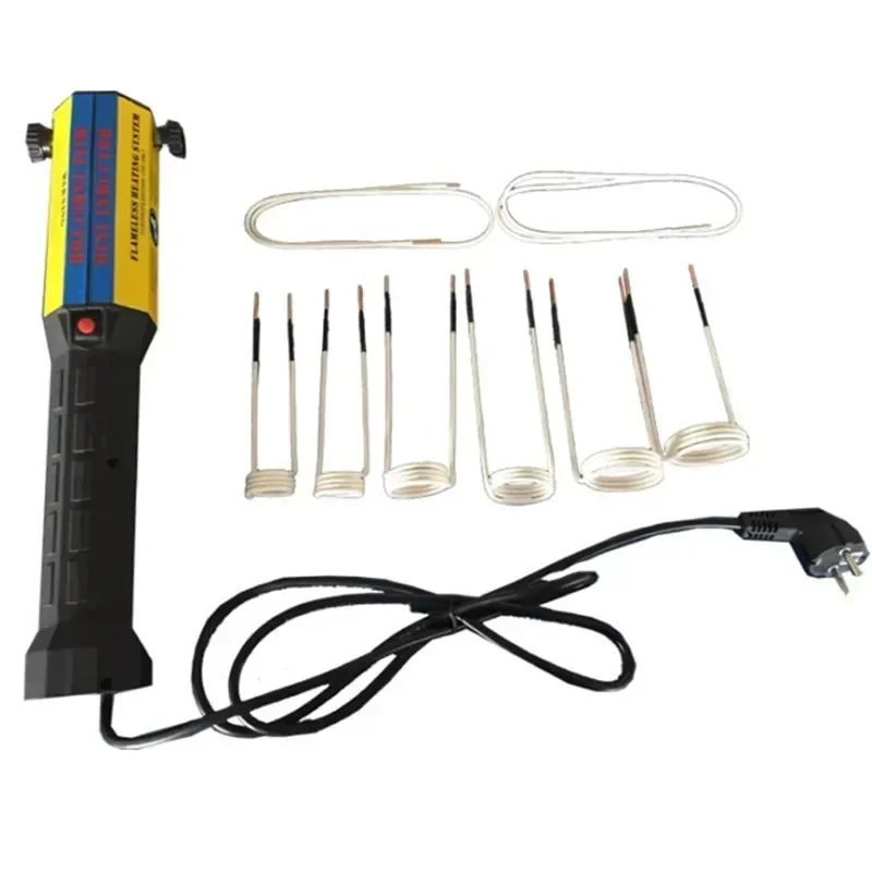 

Обновленный электрический электромагнитный индукционный нагреватель, комплект 1000 Вт, 110 В, 220 В, автомобильный беспламенный тепловой индукционный нагреватель с катушками, 1 кВт