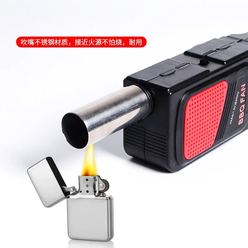 New Portable Handheld Electric BBQ Fan Air Blower for Outdoor Camping Barbecue Picnic BBQ Cooking Tool Grill Accessories