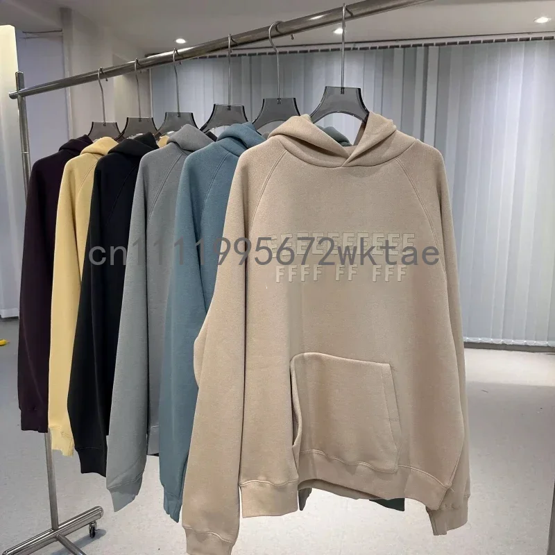 

Комплект для бега Season 9: Классический мужской оверсайз худи с двойным рядом силиконовых букв на груди, уличный стиль, парный спортивный костюм