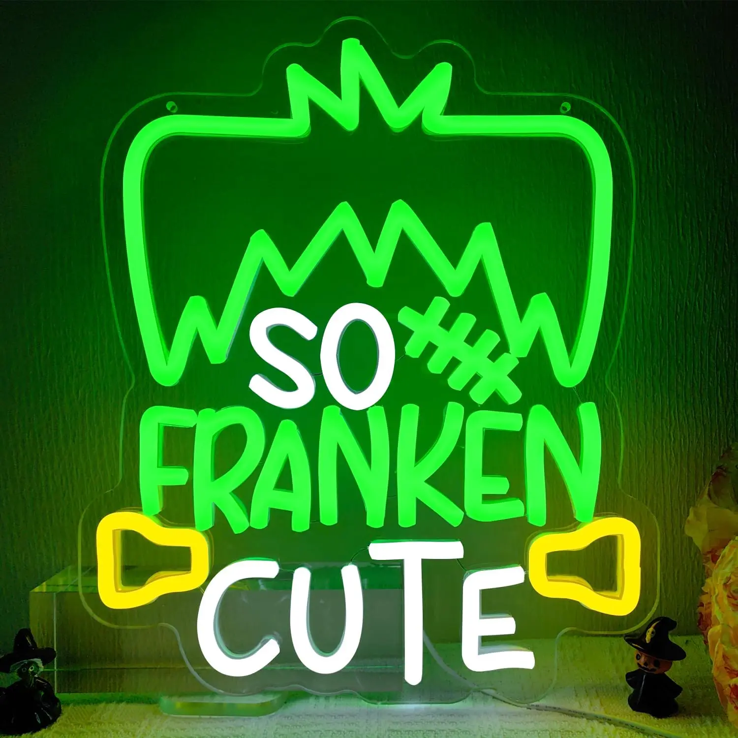 

Неоновая вывеска So Franken Cute с USB-питанием, регулируемая, светодиодная, для декора стен в спальне, игровой комнате, гостиной, подарки на день рождения