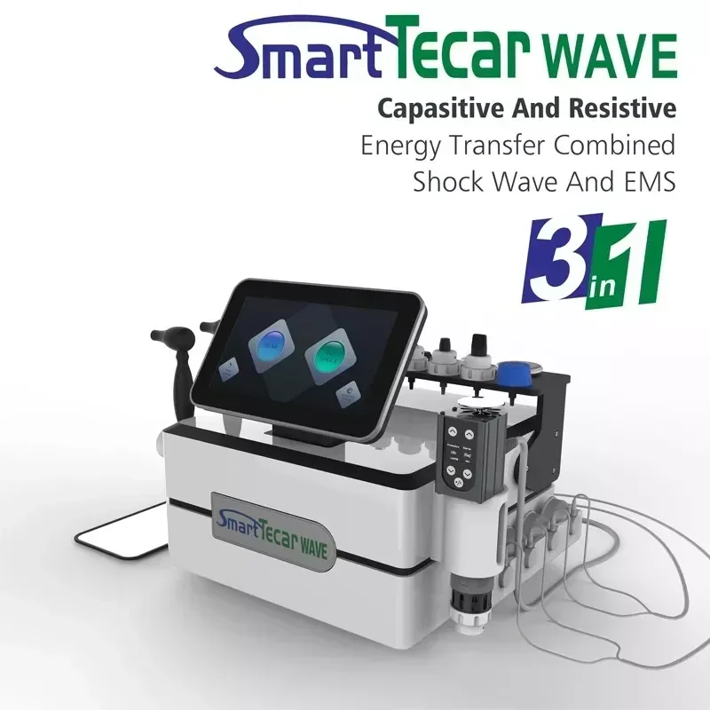 

Smart Tecar Therapy Machine Monopole R F Diathermy Physical Therapeutic EMS Shock Wave ED Treatment Pain Relief Equipment