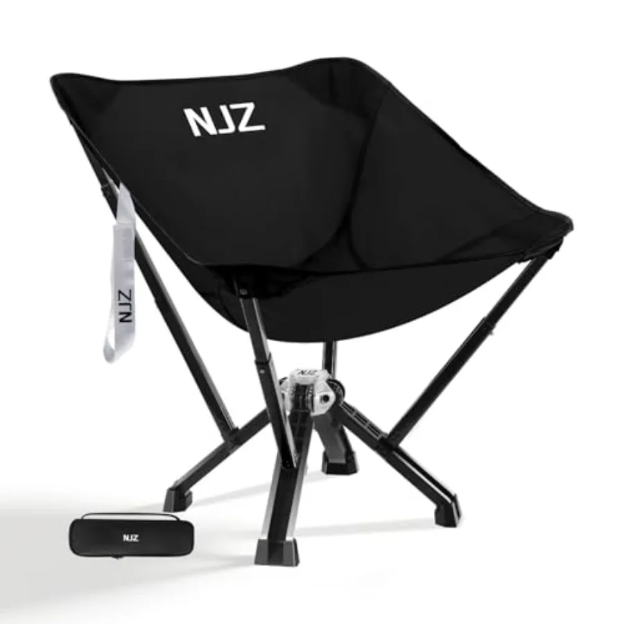 

Складное уличное кресло: легкое и удобное для отдыха на природе, с простой цельной конструкцией, устойчивым алюминиевым каркасом, расслабляющее сиденье, черное, для отдыха на заднем дворе.