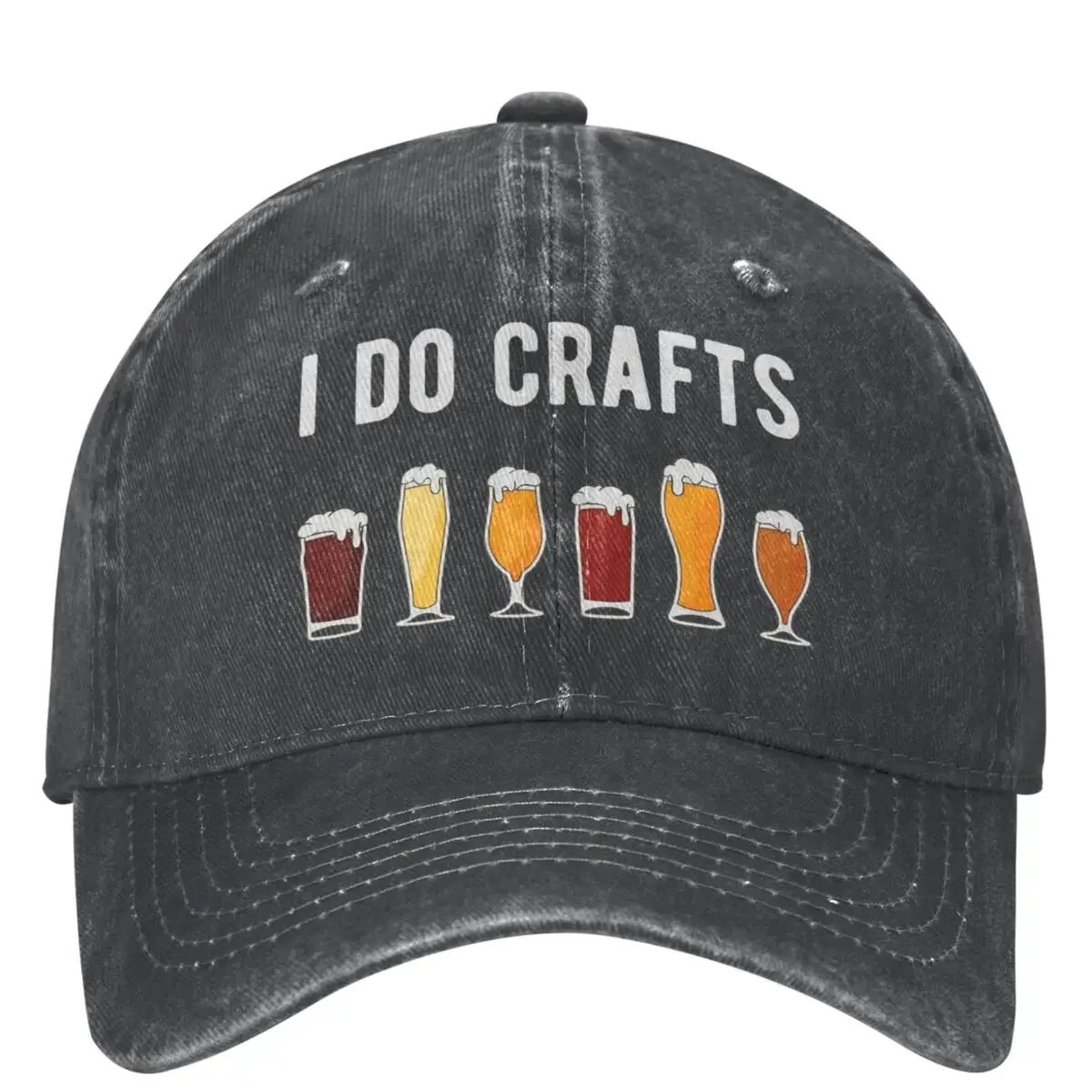 

Unisex I Do Crafts Beer Lover Baseball Caps Classic Distressed Cotton Home Brewing Snapback Hat Adjustable