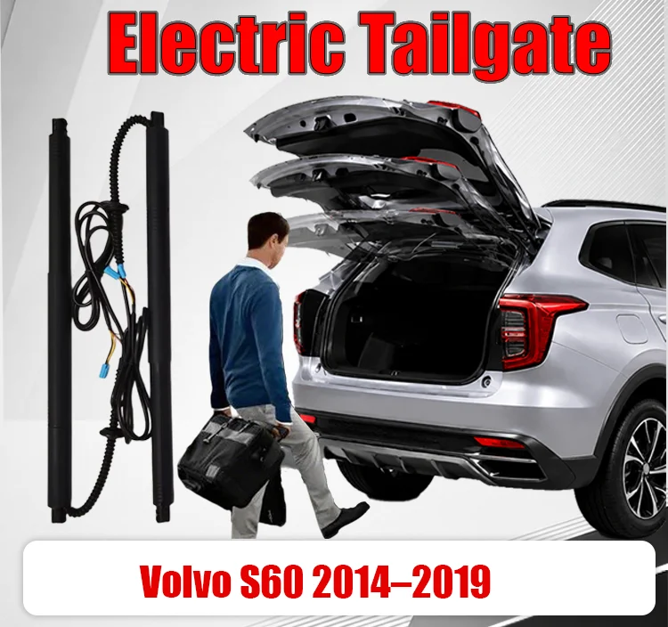 Electric Tailgate Kit for Volvo S60 2014–2019 Power Liftgate Back Door Struts Auto Car Trunk Boot Lid Shock Lift Support Rod