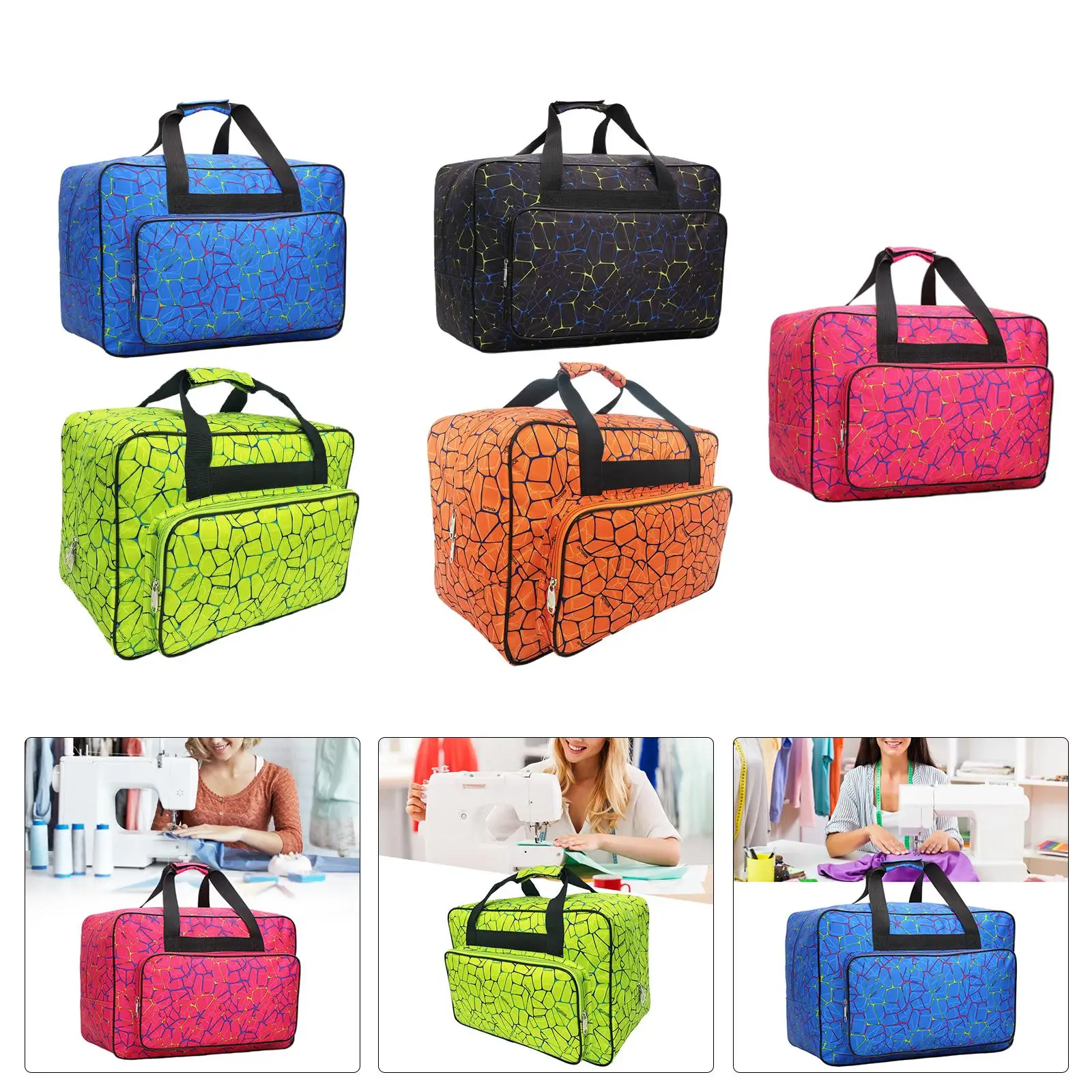 Portable Sewing Machine Storage Bag Travel Holder Storage Handbag Sew Accessories Tools