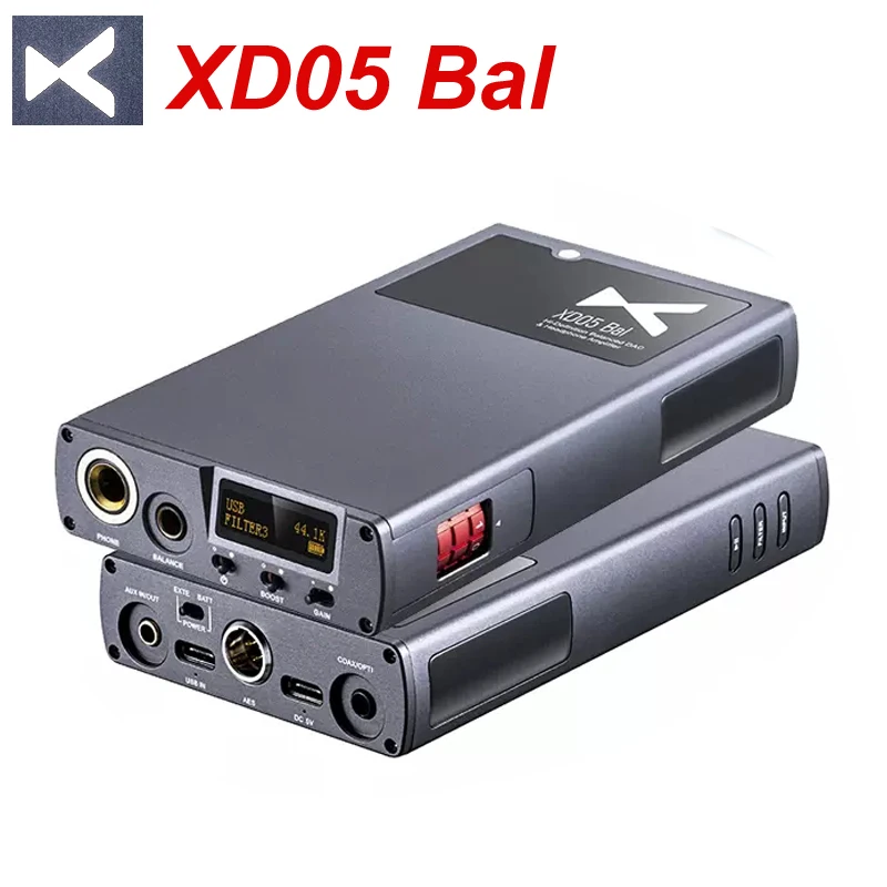 XDUOO XD05 Bal Portable Decoding Headphone Amplifier XD-05 Balanced DAC 32bit/768kHZ DSD512 xd05bal bluetooth APTX HD LDAX 4.4mm