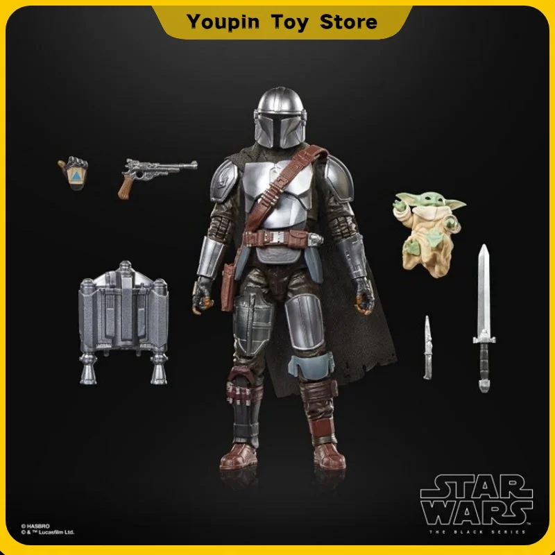 figurine-star-wars-the-black-series-star-wars-the-mandalorian-et-grogu-jouet-decoratif-de-6-pouces-modele-a-collectionner-cadeau-d'anniversaire
