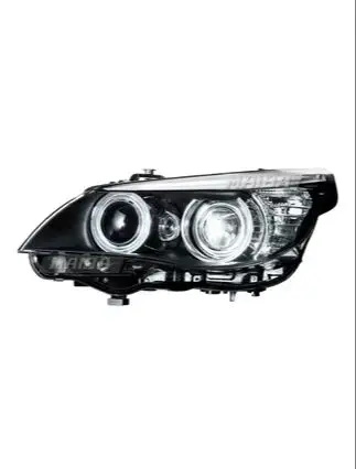 LED Headlight Assembly for BMW 5 Series E60 523 520 525 528 530 535 Angel Eye DRL Daytime Running Light Turn Signal