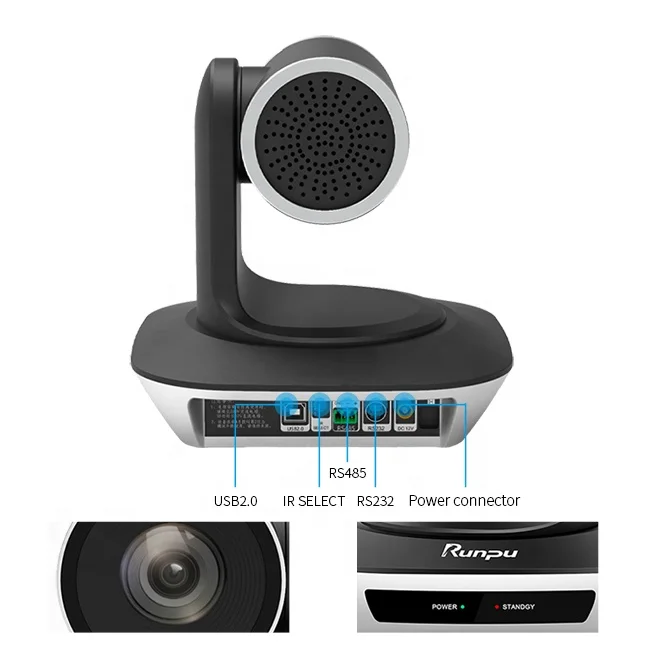 Factory Price Camera Conference 3X Zoom Wireless Cascading omnidirectional microphone HD 1080P Video Conference Equipment