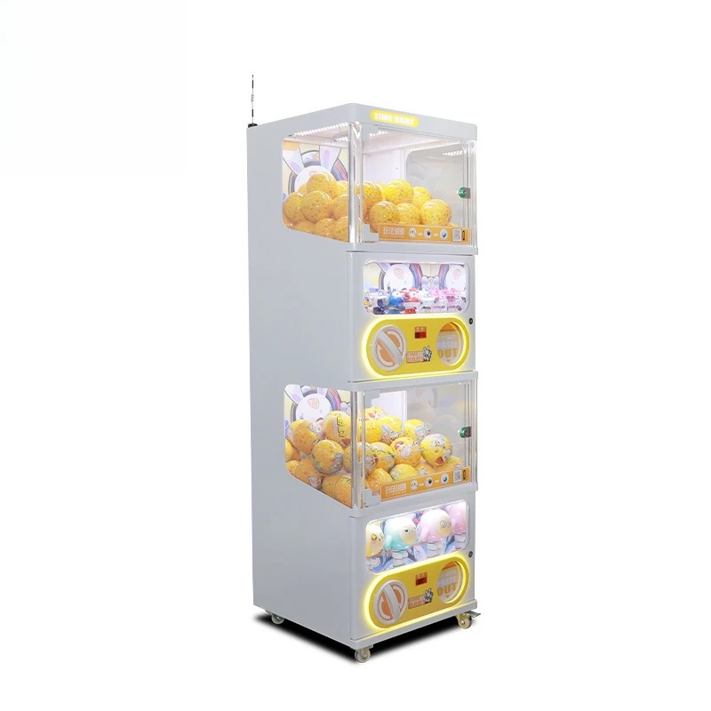 Large video game city double egg twisting machine Internet celebrity drainage equipment gift blind box children scan code coin