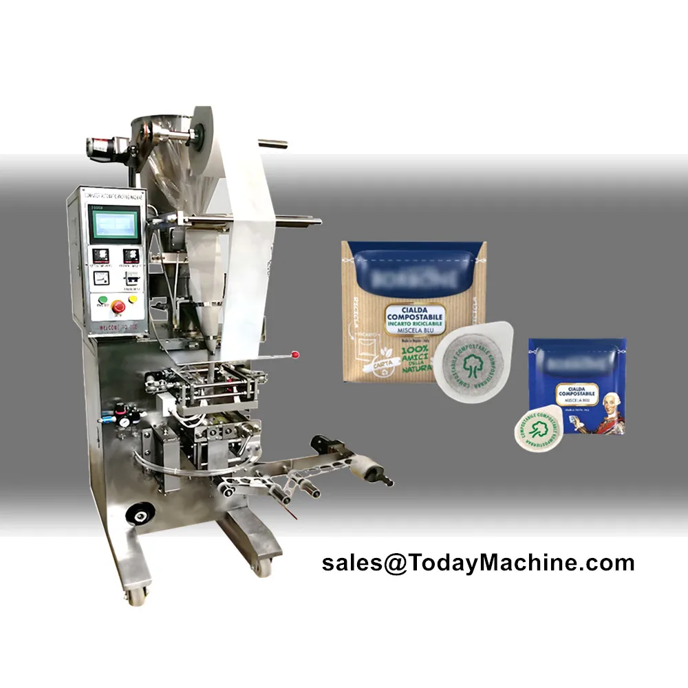 Automatische kleine runde Form Filterbeutel Teepulverbeutel Kaffeepad Verpackungsmaschine