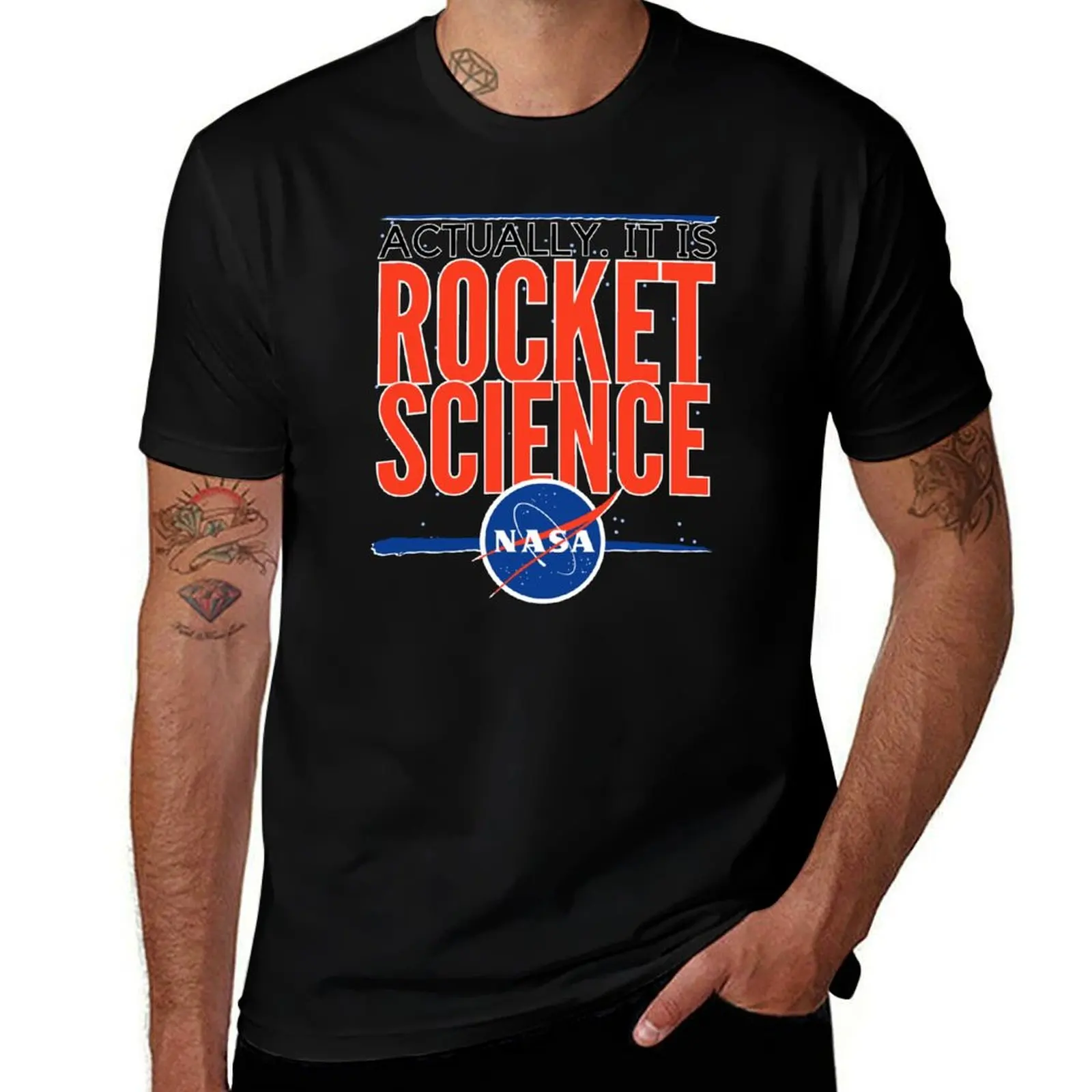 

Actually. It is Rocket Science T-Shirt t shirts with prints cotton t shirts high quality t shirt man casual T-Shirt