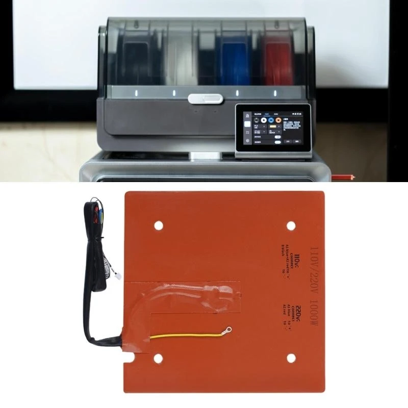 

Precisions Silicone Heating Pad For S1C Printer High Temperatures Resistant Thermals Stable Heated Bed Accessory K1KF