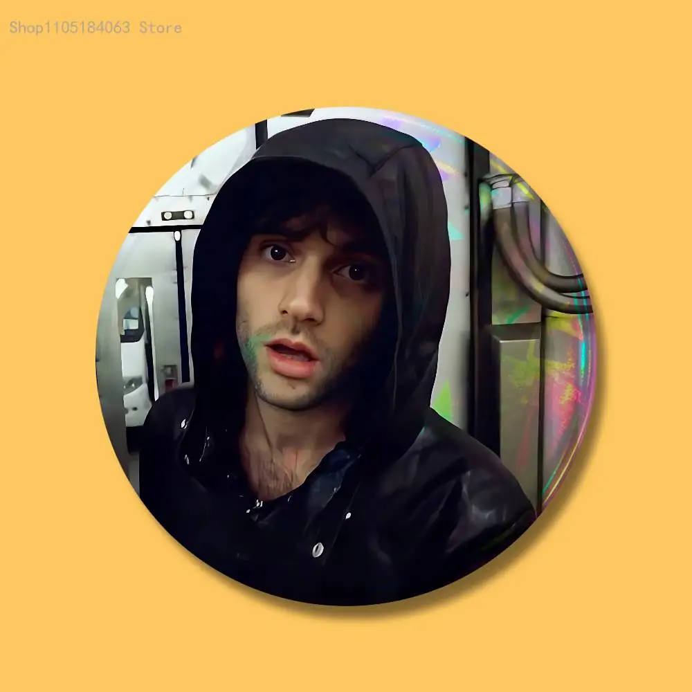 جو غولدبرغ Y-YOU بن شارات 25 32 44 58 75 مللي متر جولة تأثيري دبوس حقيبة ديكور المشجعين جمع الأصدقاء الهدايا بروش تذكارية