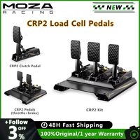 In Stock MOZA Racing CRP2 Load Cell Pedals Minimalist Design CNC Aerospace-grade Aluminum Construction Carbon Fiber Heel Plate 2