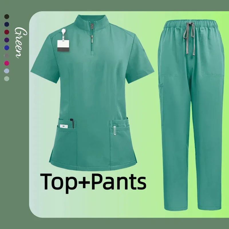 

Nurse Uniform Woman Hospital Doctor Men's Medical Sweatshirt Nursing Pants Unisex Workshop Uniforms Beauty SPA Work Clothes New