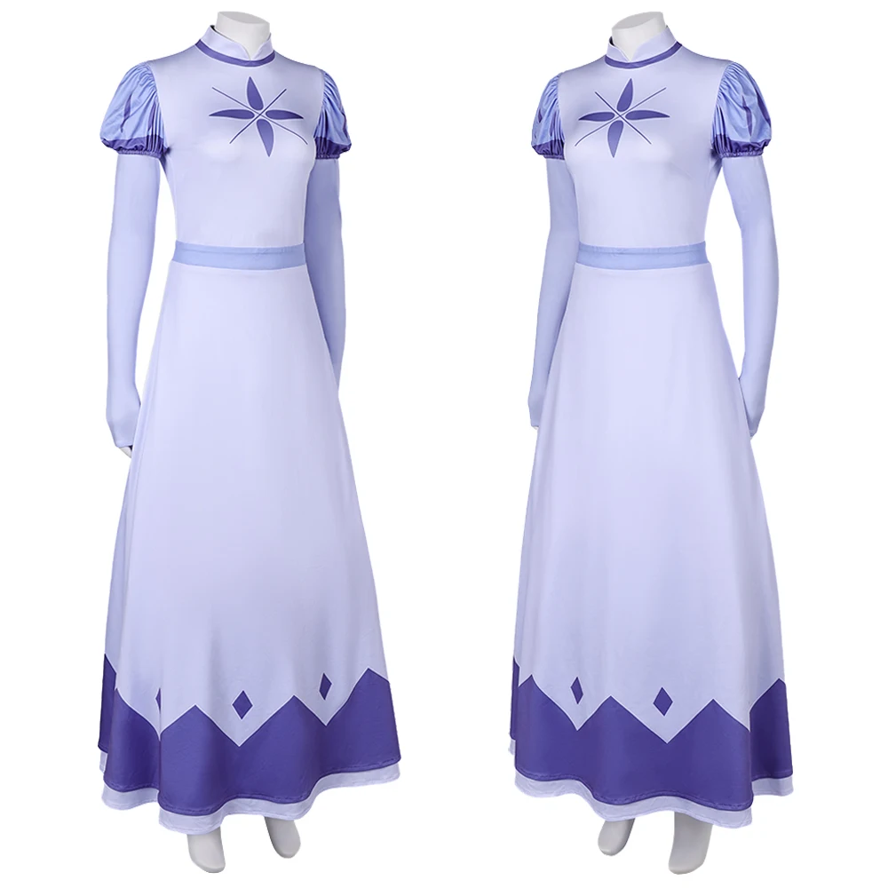 Emily Cosplay vestido roxo para mulheres, roupas Halloween, roupas Halloween, disfarce, inferno, coceira, adulto