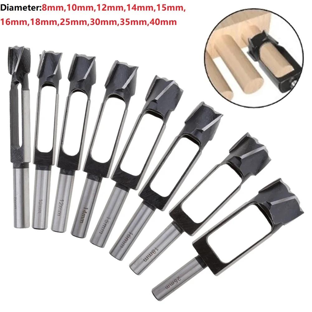 

Woodworking Drill Bit Tapered Tenon Sealing Plug Cutter 13mm Shank Carbon Steel Tapered Tenon Furniture Making Professional Tool