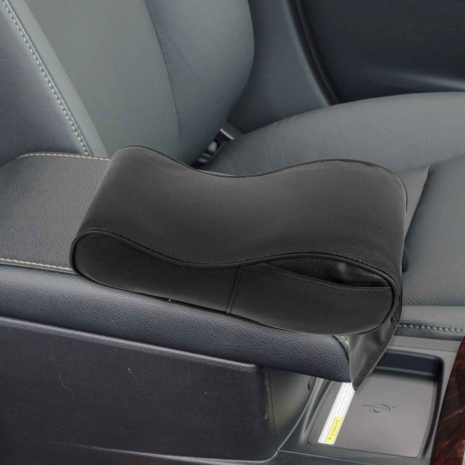 

Car Memory Foam Armrest Pad Faux Center Console Cushion Side Interior Accessories