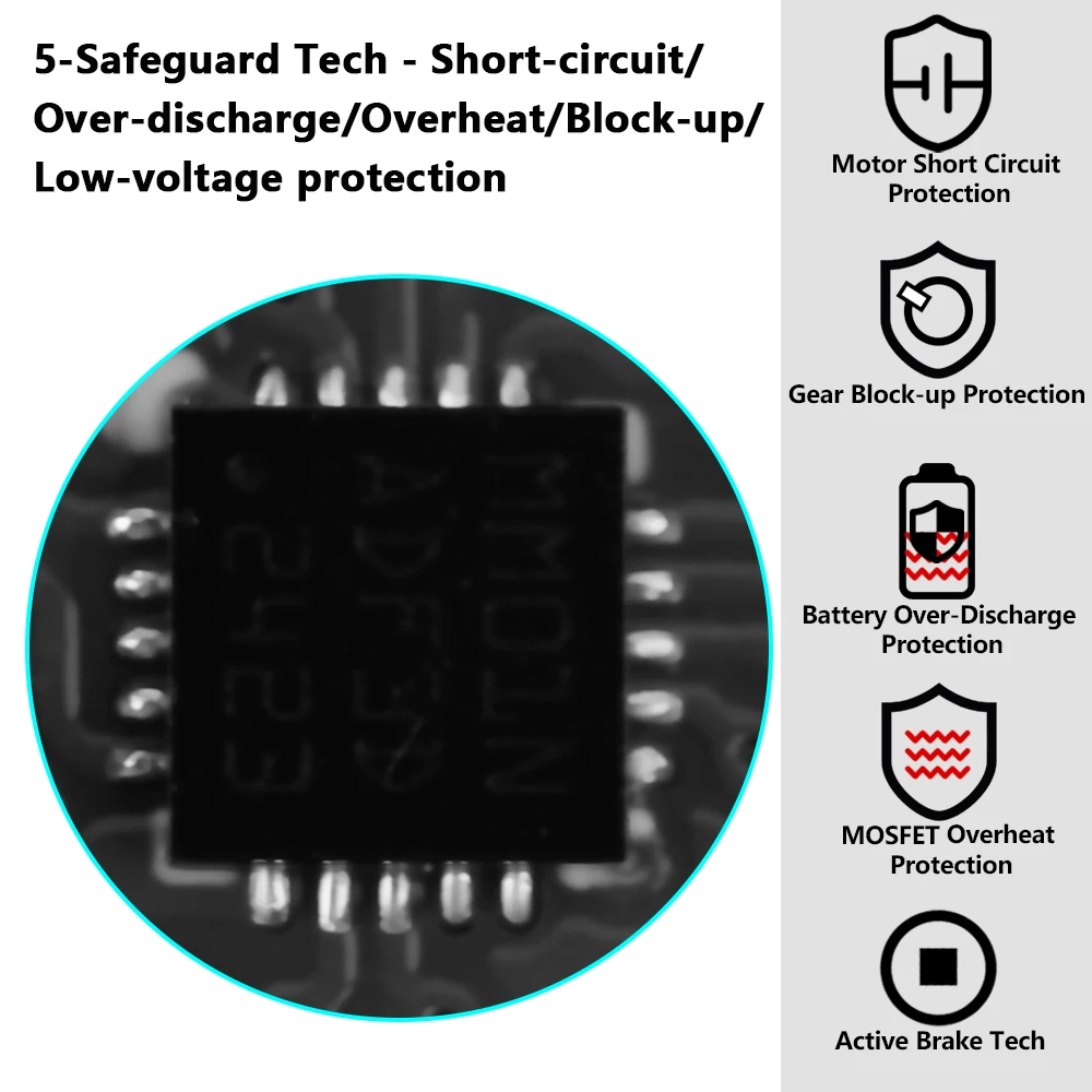 T238 V1.42 Qualität V3 MOSFET ETU Mechanischer Sensor Programmierbares Vorkocher für AIRSOFT Gel Blaster V3 Getriebe – Detail 3