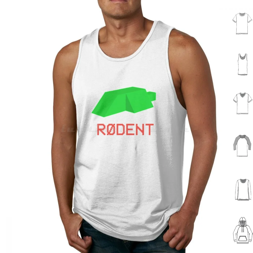 Rodent Tank Tops Vest Sleeveless Funny Meme Ultrakill V1 V2 Gabriel Minos Prime Cancer Cancerous Tumor Florp Cancerous Rodent