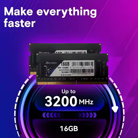 Reletech DDR4 Memoria RAM Laptop 16GB 8GB 1.2V 260pin 3200MHz for Notebook Sodimm Memory