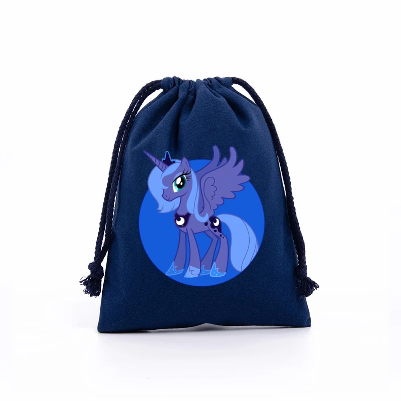My Little Ponys Kordelzug-Tasche, süßes Einhorn, Geschenktüten, Kinder, Reisen, Geldbörse, Kinder, Schule, Federmäppchen, Damen, Kosmetiktasche, Geschenk