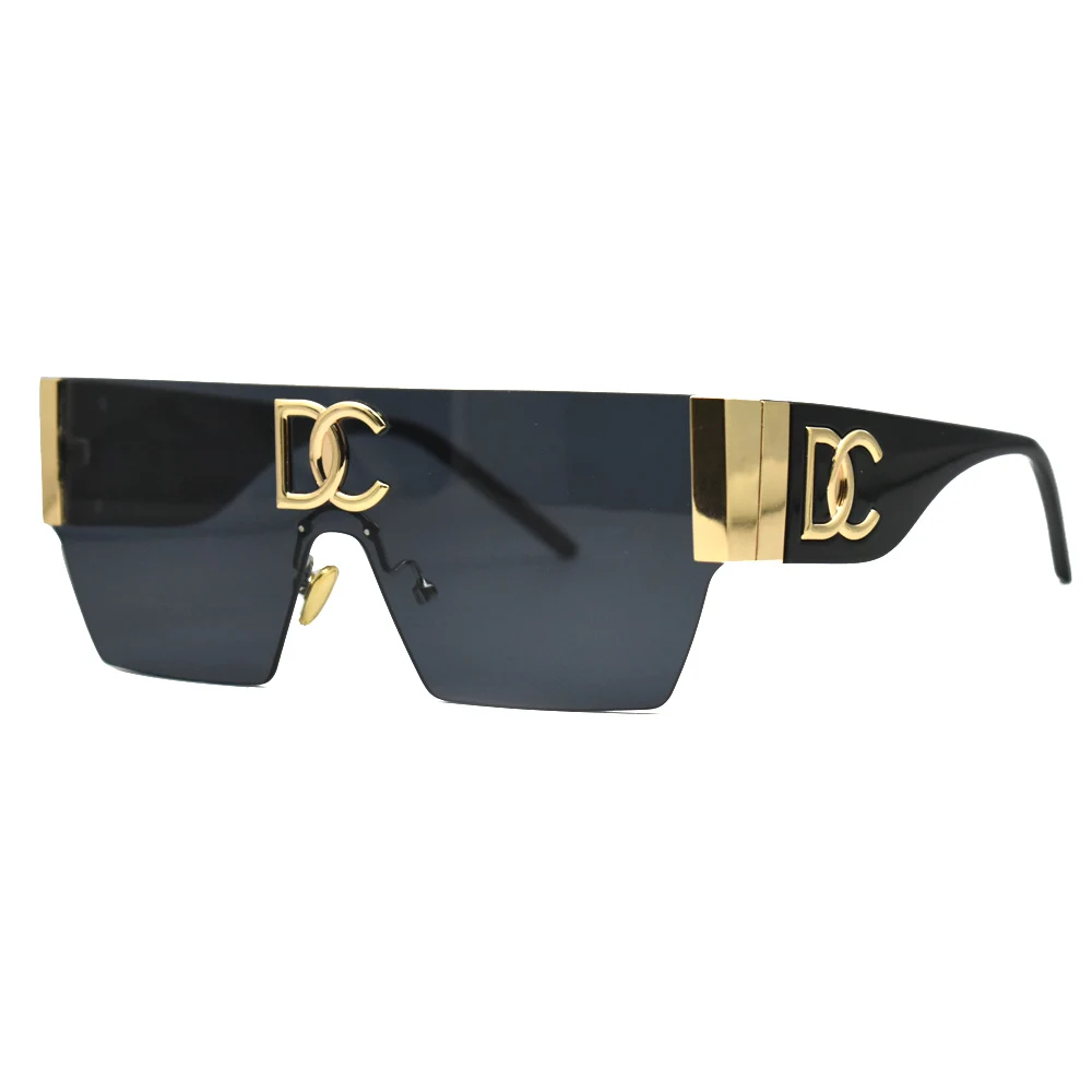 

New 2024 Oversize Square Designer Sunglasses Women Vintage Luxury Brand Punk Sun Glasses For Men Outdoor Shades Eyewear Top