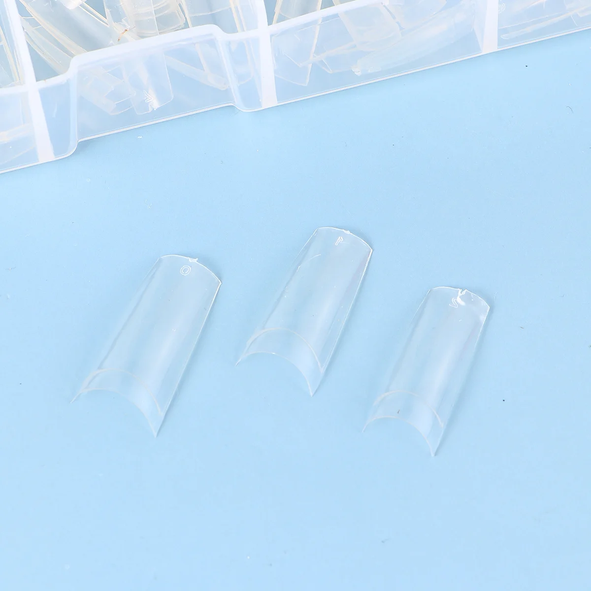 500Pcs Manicure Tools Durable Metal Plastic Easy Use Fake Nails Kit Home Nail Art Tools Manicure Sets Nails Fake