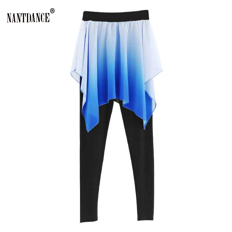 Women Dance Pant Practice Trousers Skirt Female Adult Chiffon Leggings Skirt Pants Modern Classical Dance Pants