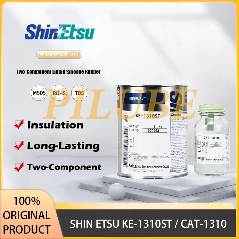 SHIN ETSU KE-1310ST and CAT-1310 Two-Part Liquid Silicone Rubber High Performance Molding and Sealing Solutions Original Product