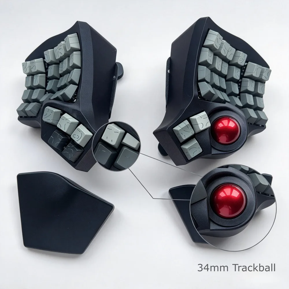 4x6 MK2 Charybdis Split Keyboard Custom Wired Bluetooth Mechanical Keyboard Hotswap Contour Line Keycaps MX SwitchGame Accessory
