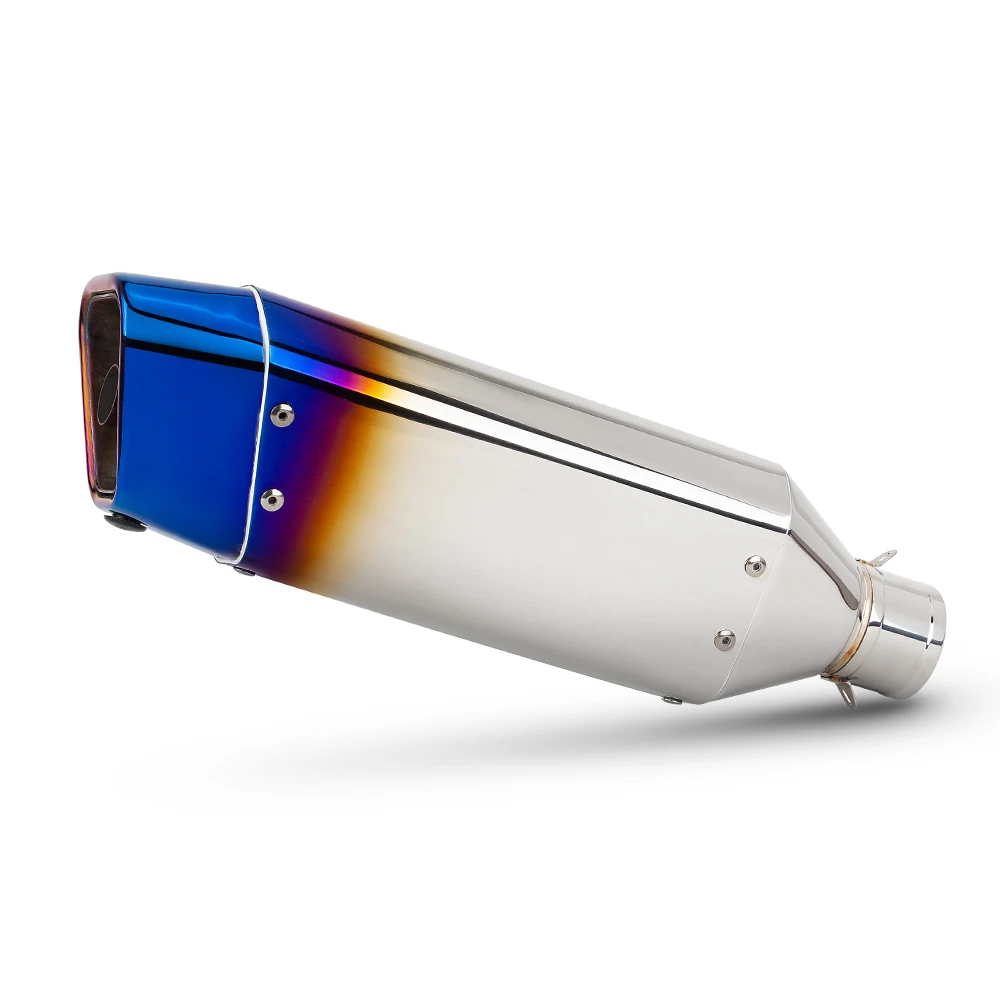 51mm Motorcycle Exhaust Tail Pipe Escape Moto Modified Muffler With DB Killer For Ninja250 ZX4R MT15 R3 250NK 300SR FZ6