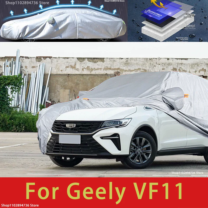 

For Geely VF11 Outdoor Protection Full Car Covers Snow Cover Sunshade Waterproof Dustproof Exterior Car accessories