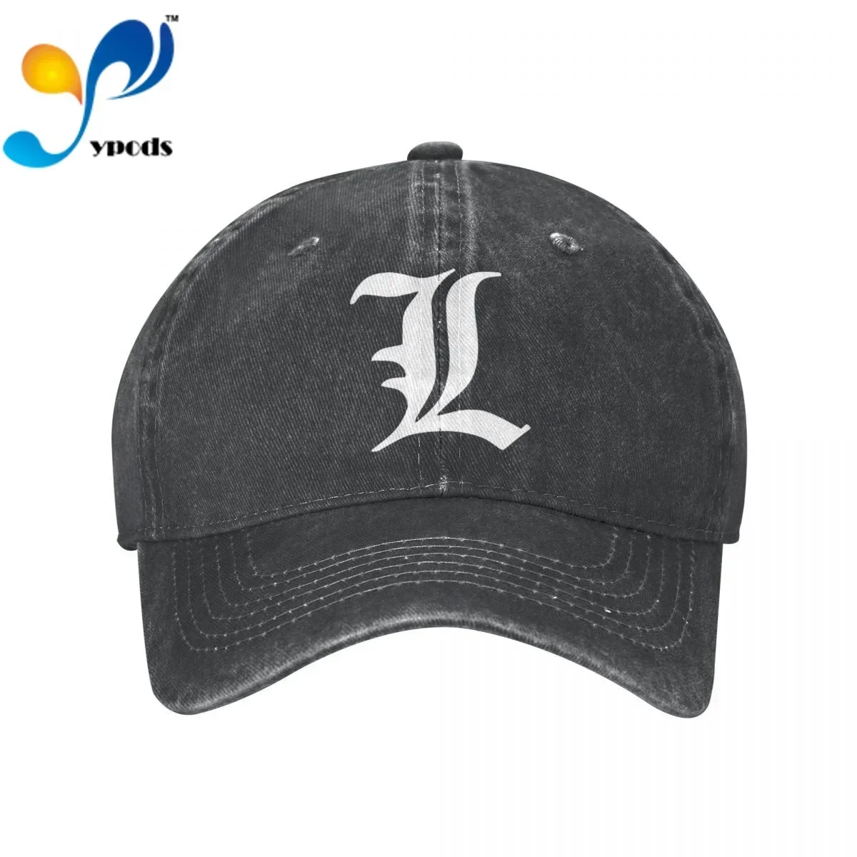 

New Brand Anime Death Note L Converted Snapback Cap Cotton Baseball Cap Men Women Hip Hop Dad Hat Trucker
