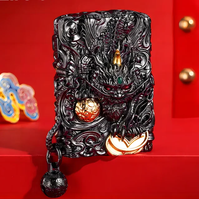 

Smart Pixiu Lighter, Tibetan Silver Pixiu Collection, Men's Kerosine Windproof Lighter Gift, Luxury Cigarette Lighting Tool