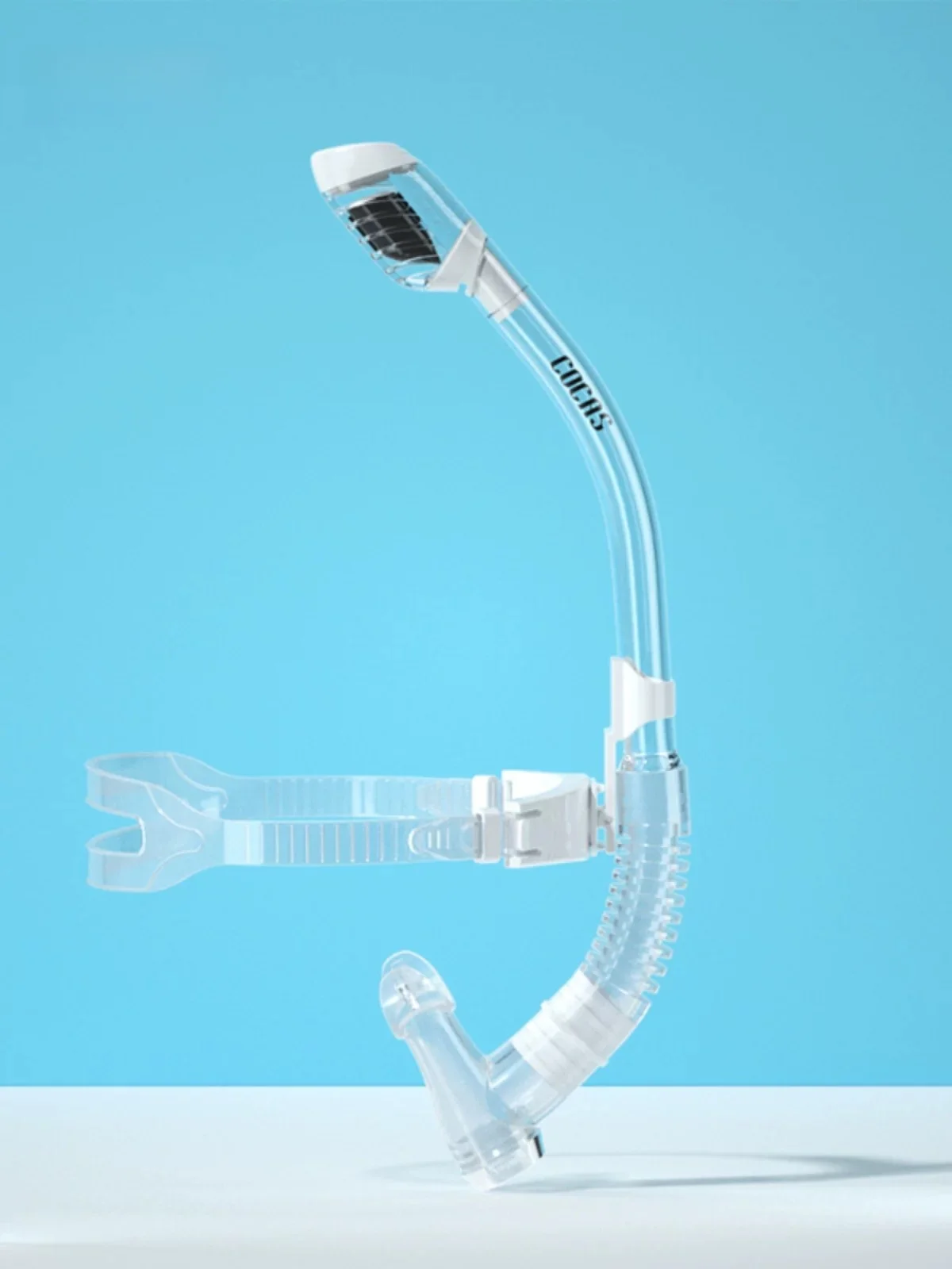 COCAS Snorkel Frontal Seco Estilo Totalmente Seco Tubo de Respiração Subaquático para Natação para Adultos, Adolescentes e Cr...