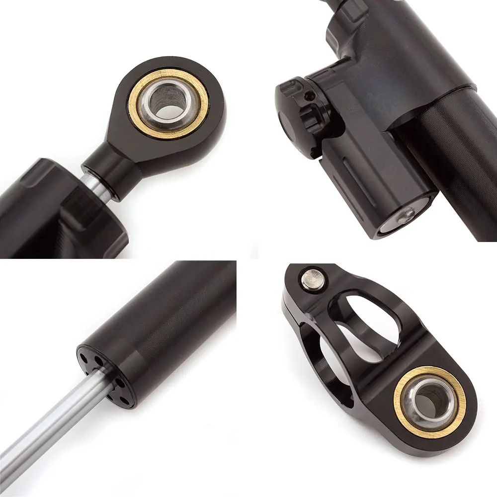 Veltrax Universal Motorcycle Steering Damper CNC Adjustable Steering Stabilizer Handlebar Control Damper for Sport Bike