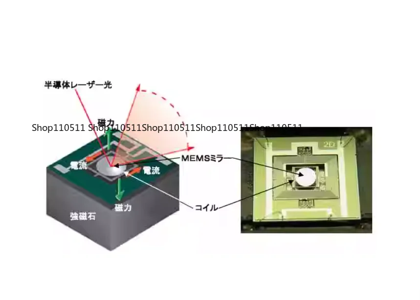 Laser Electromagnetic Drive MEMS Mirror, High Precision Micro Galvanometer for Scanning Application