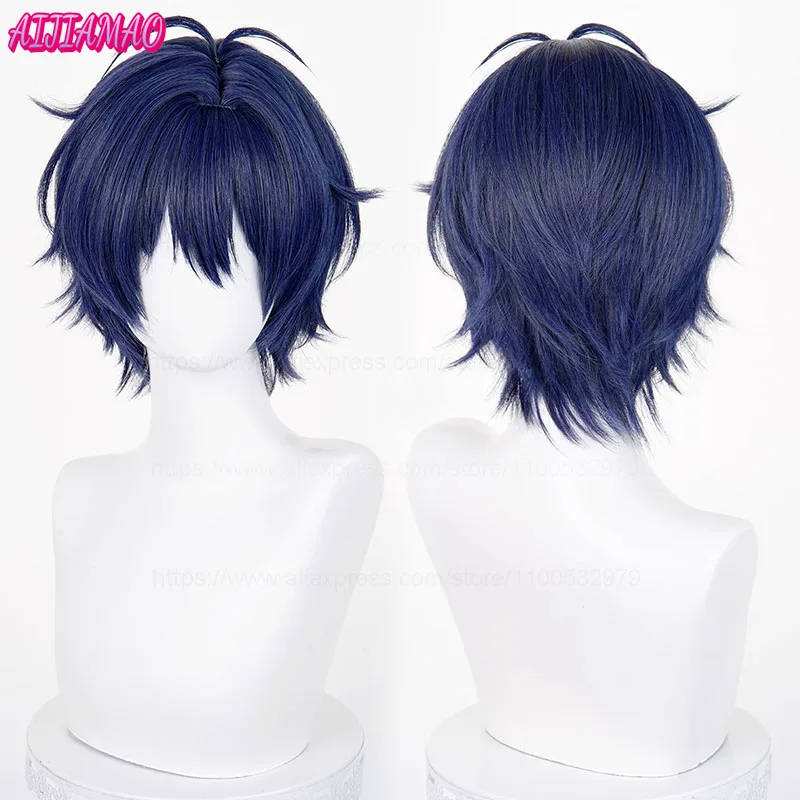 

Anime Link Click Liu Xiao Cosplay Wig Short wig Heat Resistant Synthetic Hair Wigs + Wig Cap