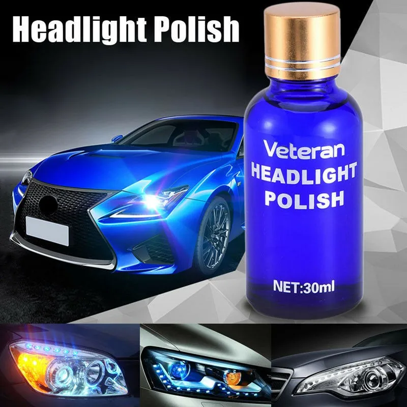 For Car Headlight Lens Restoration System Repair Kit Plastic Light Polish Cleaner US Car Headlight Repair Polish Car Accessories