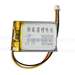 3.7V 600mAH 602535 552535 562438 PLIB Rechargeable Polymer Battery for mp3 mp4 DVR Sho-me Combo 1 Shome combo A1